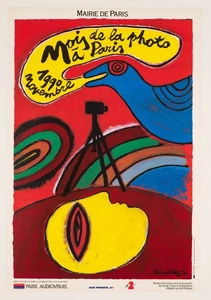 CORNEILLE 1990 MOIS DE LA PHOTO A PARIS BY ORIGINAL SERIGRAPH - Picture 1 of 3