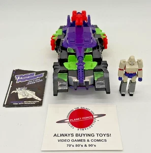 1990 Megatron Tank Action Masters w/ Booklet Complete G1 Transformers Figure - Picture 1 of 4