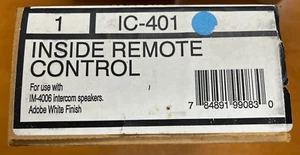 Nutone IC-401 - Inside Remote Control - Adobe White - for use w IM 4006 NEW - Picture 1 of 4