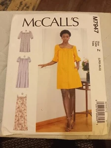 McCall's  M7947 Z Size L, XL Dress New - Picture 1 of 2