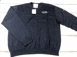 New Izod Club International Tour Men's Blue Knit Pullover Sweater Size L Nwt - Imagen 1 de 12