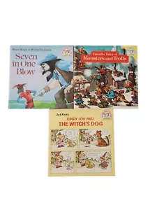 Childrens Book Lot of 3 Vintage 1970's Best Book Club Ever Random House Monsters - Picture 1 of 7