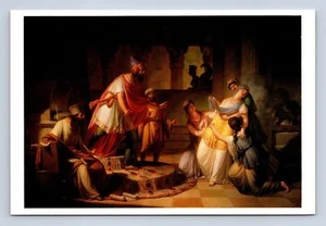 1815 Esther Before Ahasuerus By Francesco Caucig Postcard Unposted - Picture 1 of 2