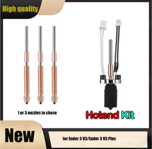 Quick-Swap Nozzle Kit for Ender 3 V3/plus Heating Block Hotend 3D Printer AAU - Afbeelding 1 van 27
