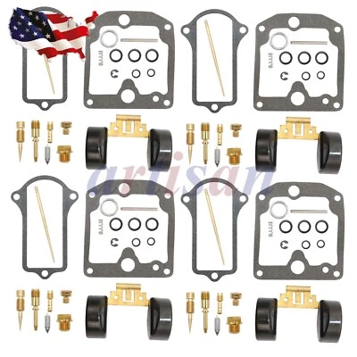Juego de 4 KIT DE RECONSTRUCCIÓN DE CARBURADOR FLOTADOR CARBURADOR PARA SUZUKI GS550 77-79 Foto 1 de 4