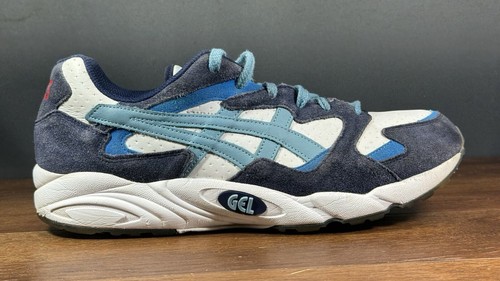 ASICS TIGER GEL DIABLO 1191A199 scarpe da uomo blu taglia 11 bianche