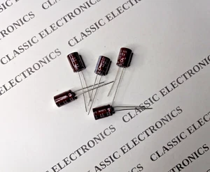 Condensador electrolítico de plomo radial de 100 voltios Nippon Chemi-Con 22uF (20uF Sub) - Imagen 1 de 9
