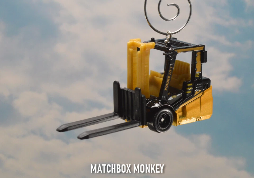 Forklift Hi-Lo Christmas Ornament Crown Fork Truck CAT Komatsu Toyota HILO - Image 1 of 4