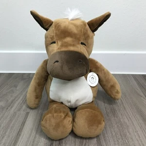 "Manhattan Toy Company CABALLO Peluche Amoroso Abrazables Hugo Marrón Animal Amoroso 15" - Imagen 1 de 7