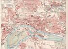 "Original historische farbige Landkarte: Magdeburg, Mastab 1 : 20 500"""""