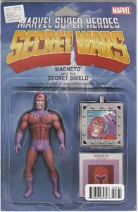 Marvel Super-Heroes Secret Wars #7 Action Figure Variant Cover Magneto VF/NM - Picture 1 of 2