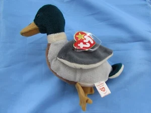 RARE RETIRED 'JAKE' TY BEANIE BABY WITH TAG ERRORS & MISSING TAX STAMP - EXC. - Picture 1 of 7