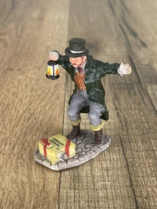 Night Watchman Figurine Lemax Village Collection 1999 #92306 Village Accessory - Picture 1 of 9