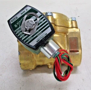 ¡NUEVO! Electroválvula ASCO: 2 pulgadas tamaño de tubería - válvulas, 120 V CA, 5 psi min., 8210G103 - Imagen 1 de 3