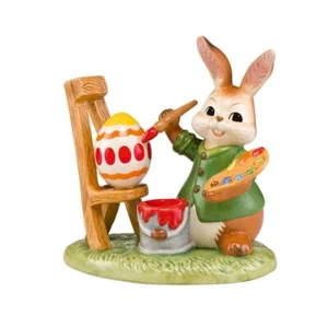 Goebel Busy Easter Painter Bunny Figurine Gift 66843401 Retired - Picture 1 of 1