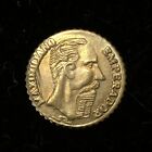 1865 RS MEXICO GOLD  Emperor MAXIMILLIANO Gold Wedding Token Unc.