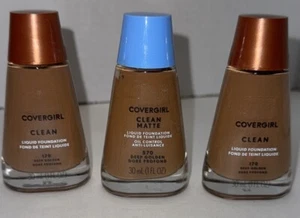 Covergirl Clean Liquid Foundation 570 Matte 170 Deep Golden 30mL - Picture 1 of 1