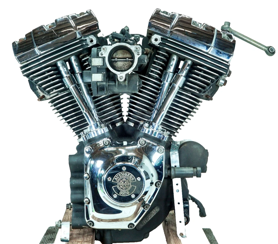 09 Harley Road Glide Touring FLTR EFI Twin Cam 96 Engine Motor 19261-09 55K 1306 - Image 1 of 4