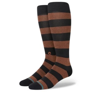 Calcetines de vestir Stance adultos marrón OTC algodón cojín mezcla mantequilla lenguaje M 6-8,5 - Imagen 1 de 1