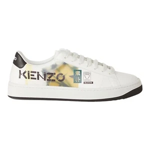 Kenzo Men's Kourt K Logo 'Floral' Sneakers FC55SN170L71 Honey - BRAND NEW IN BOX - Picture 1 of 3
