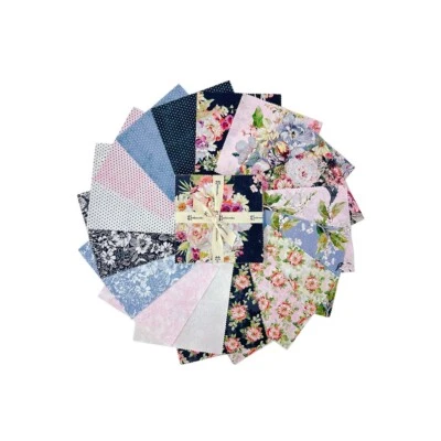 Elysium 5" charm pack floral squares by Iron Orchid Clothworks Quilt Fabric - Image 1 of 4