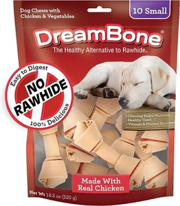 DreamBone Vegetable & Chicken Dog Chews, Rawhide Free, Small, 10-Count - Picture 1 of 6