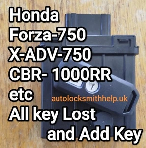 Honda Forza 750, X-ADV 750 Smart Key Coding Service - All Keys Lost. Add key - Picture 1 of 1