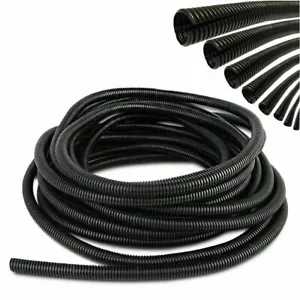 Split Loom Conduit Cable Management Convoluted Tubing Wire OD 7-28mm - Picture 1 of 11