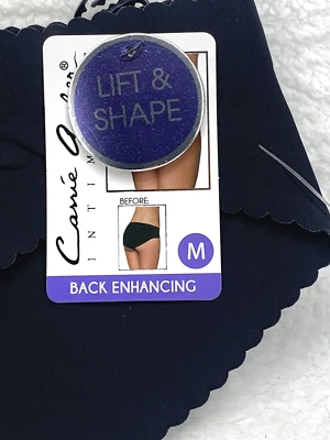 Carrie Amber Woman’s Back Enhancer Briefs Size Medium Lifts & Firms Butt Black - Image 1 of 4