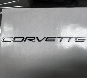 GLOSS BLACK C5 Corvette Dash Plastic Lettering 1997 - 2004 Base & Z06 NOT VINYL - Bild 1 von 14