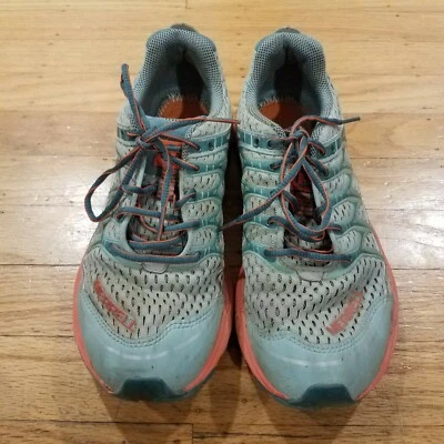 Merrell Running Shoes Womens 9 Blue Orange Vapor Trail Hiking Sneakers J598172 - Image 1 of 4