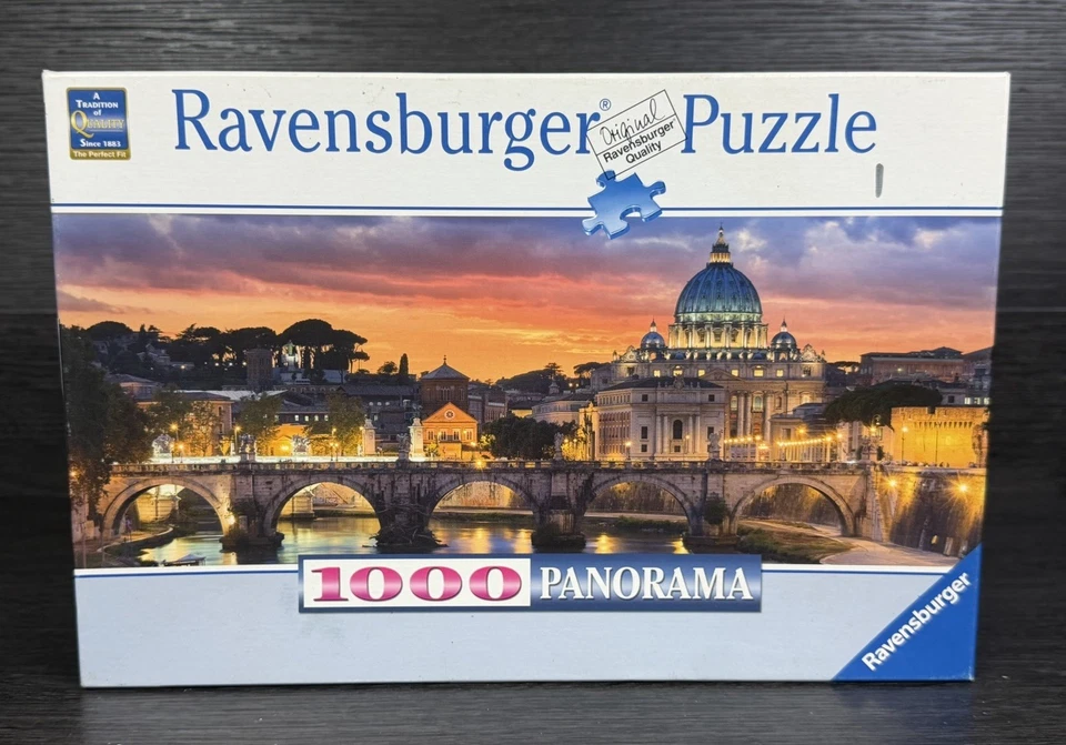 Ravensburger Jigsaw Puzzle 1000 Panorama - Roman Radiance (2014) / Complete! - Image 1 of 4