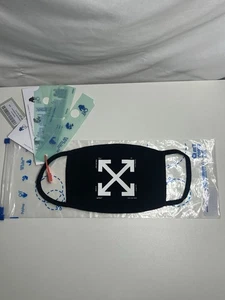 OFF-WHITE Arrows Over The Head Face Mask Black/White  Authentic, new with tags - Picture 1 of 11