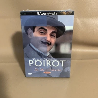 Agatha Christie's Poirot Set 1 - David Suchet Acorn Media (3 DVDs) - Image 1 of 2