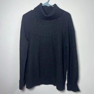 J.Crew Factory schwarzer Rollkragenpullover Gr. XL Baumwollmischung klassisch kuschelig - Bild 1 von 12