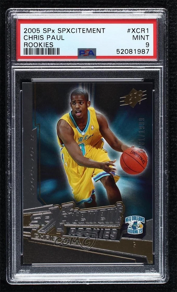 2005-06 SPx Spxcitement Rookies /1999 Chris Paul #XCR1 PSA 9 MINT RC - Image 1 of 2