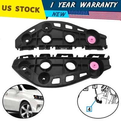 For Lexus RX350 RX450h 2013-15 Front Right Left Bumper Brackets Support Retainer - Imagem 1 de 4