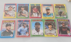 2024 Topps Heritage High Number Short Print SP 10 Card Lot - Includes 7 RCs - Picture 1 of 2