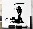 Naklejka ścienna Grim Reaper Death Skeleton Czarny płaszcz Monster Naklejka winylowa (ed355)