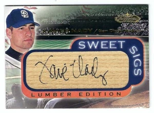 2001 Fleer Showcase Xavier Nady AUTO San Diego Padres - Picture 1 of 2