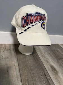 Vintage St Louis Rams Conference Champions 1999 Hat Cap Strapback SPL 28 OSFA - Picture 1 of 8