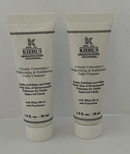 Kiehl's Clearly Corrective Brightening & Exfoliating Cleanser 1 oz -Lot Of 2 - Picture 1 of 3