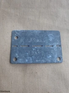 PLAQUE D IDENTITE DU STALAG XII AVEC DEUX BONS D ACHAT. - Imagen 1 de 6