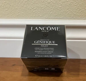 Crema de noche reparadora de noche LANCOME Paris Advanced GENIFIQUE 1,69 OZ 50 ml nueva en paquete - Imagen 1 de 8