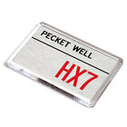 FRIDGE MAGNET - Pecket Well HX7 - UK Postcode