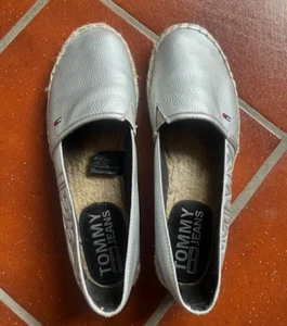 Espadrillos von Tommy Jeans, silber, Gr. 39 - Bild 1 von 6
