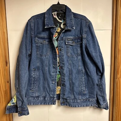 Двусторонняя джинсовая куртка Members Only x Nickelodeon SpongeBob - размер L - Изображение 1 из 4