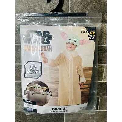 Disfraz Star Wars Niño Pequeño GROGU Niños Talla 2T-3T Halloween Star Wars NUEVO Foto 1 de 2