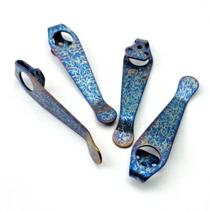 Clip posteriore in lega di titanio clip tascabile per coltello pieghevole Cold SteelTiLite/Hold Out - Foto 1 di 5