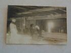 C1049 Postcard RPPC men working at the sawmill possibly Stratford NY New York